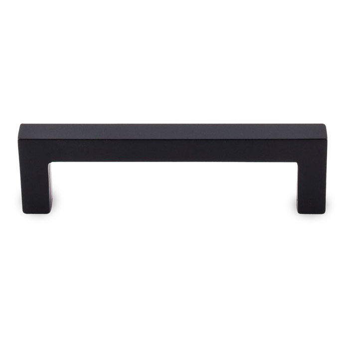 A seamless, contemporary pull with a rectangular shape.