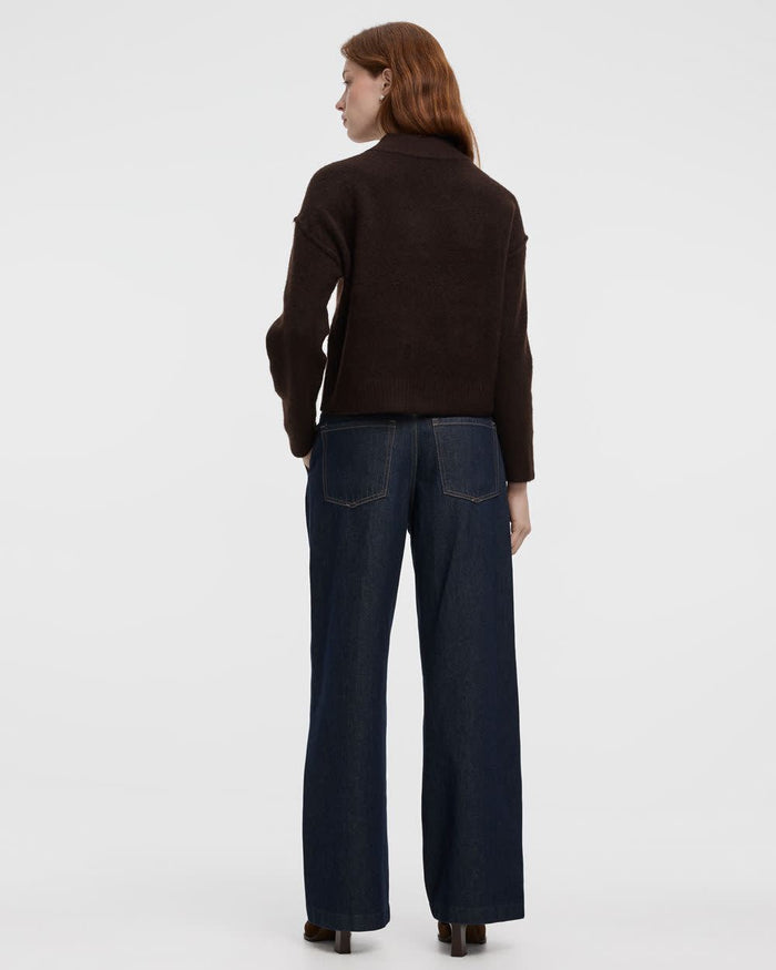 Long-Sleeve V-Neck Pullover