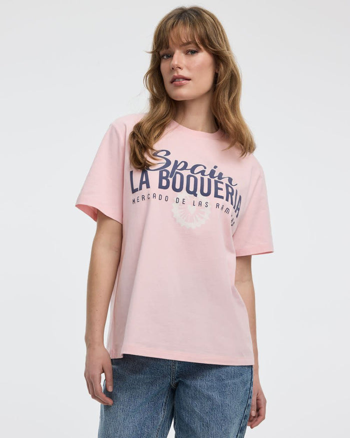 Loose Crew-Neck Graphic T-Shirt
