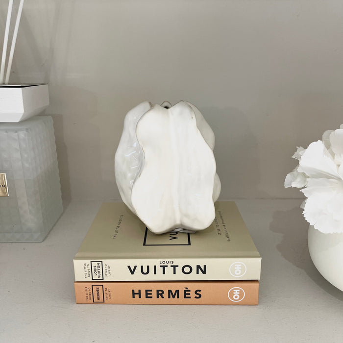 Lorelei Mini Cream Decorative Ceramic Vase Accessories