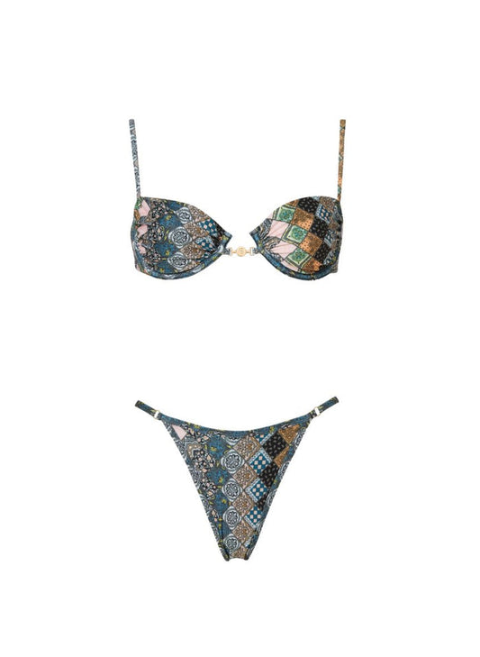 Bikini Stefania Frangista Lou Cup Bikini Patchwork Apoella
