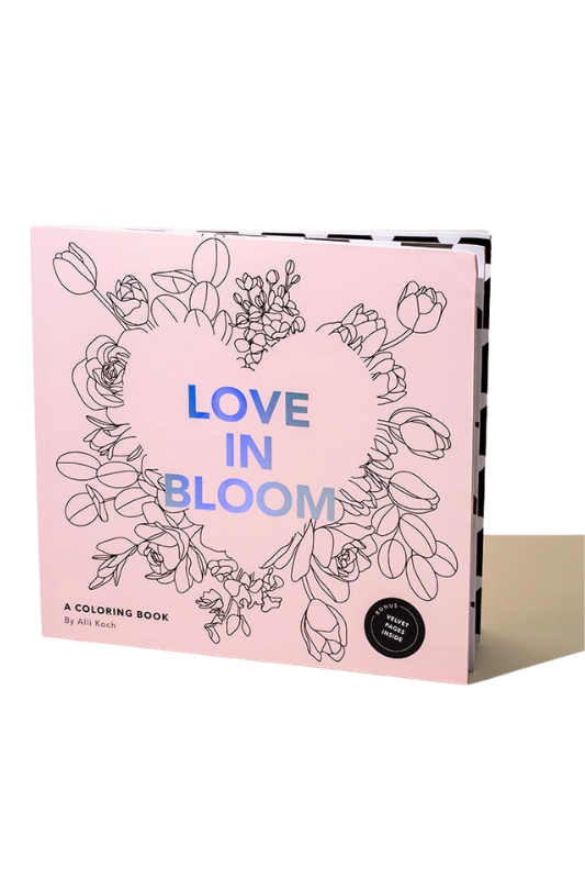 Love in Bloom:  Romantic Adult Coloring Book