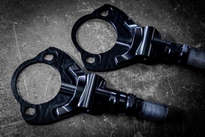 LTW E30 Carbon Fiber Modular 3 Piece Rear Strut Bar - 318, 320, 325, M3-Strut Bars-grip-drift-No Thanks-Raw Aluminum-Garagistic-bmw
