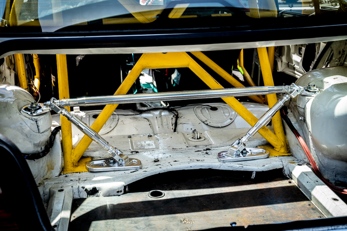 LTW E36 Modular 3 Piece Rear Strut Bar - 318, 325, 328, M3-Strut Bars-grip-drift-No Thanks-Raw Aluminum-Garagistic-bmw