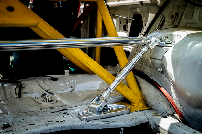 LTW E36 Modular 3 Piece Rear Strut Bar - 318, 325, 328, M3-Strut Bars-grip-drift-No Thanks-Raw Aluminum-Garagistic-bmw