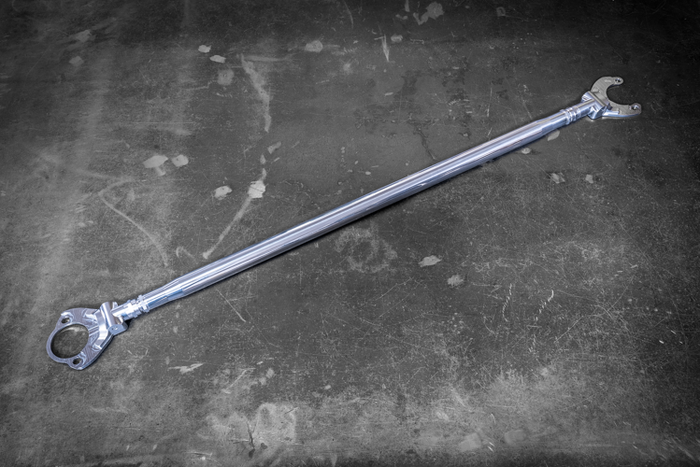 LTW E46 Modular 3 Piece Rear Strut Bar - 316, 318, 320, 323, 325, 328, 330, M3-Strut Bars-grip-drift-No Thanks-Raw Aluminum-Garagistic-bmw