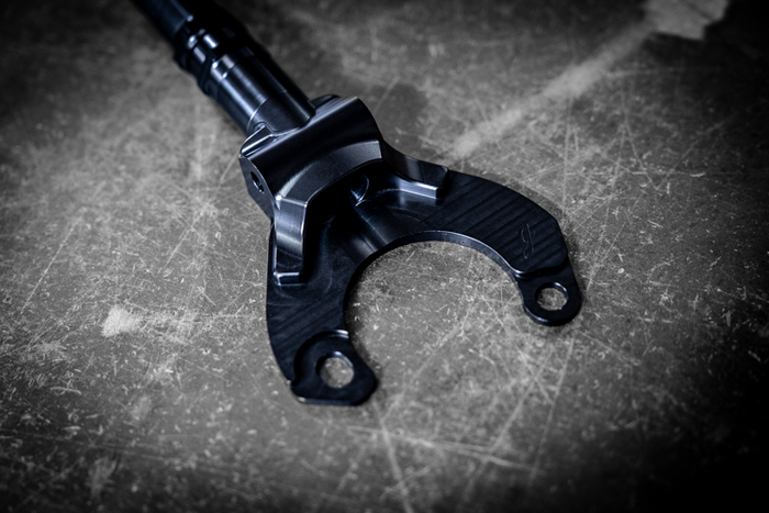 LTW E46 Modular 3 Piece Rear Strut Bar - 316, 318, 320, 323, 325, 328, 330, M3-Strut Bars-grip-drift-No Thanks-Raw Aluminum-Garagistic-bmw