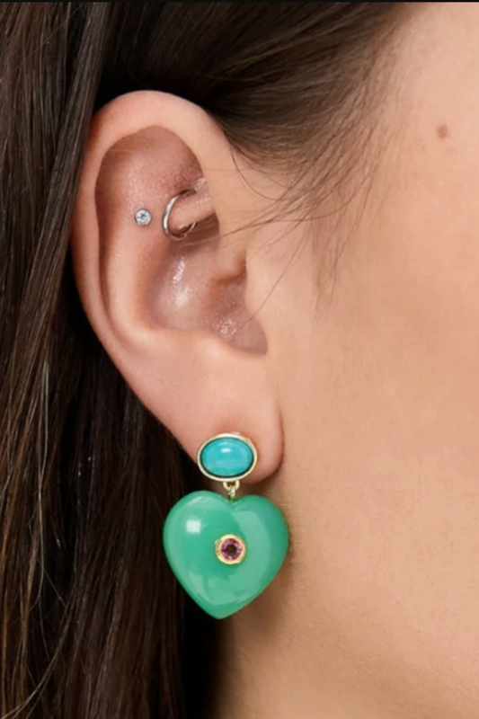 Lucky Heart Earrings