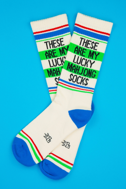 Lucky Mahjong Gym Socks