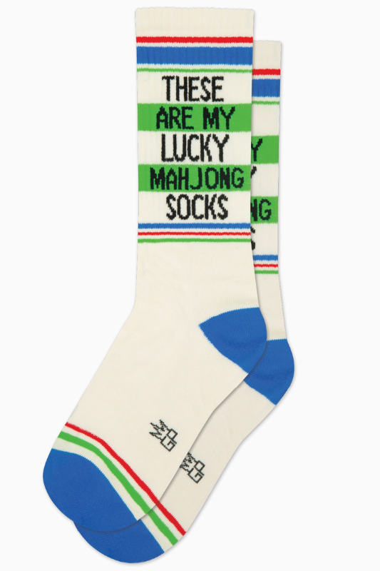 Lucky Mahjong Gym Socks