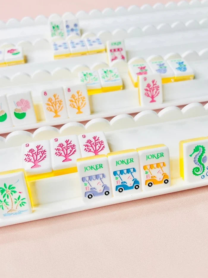 Mahjong Acrylic Racks and Scallop Pushers