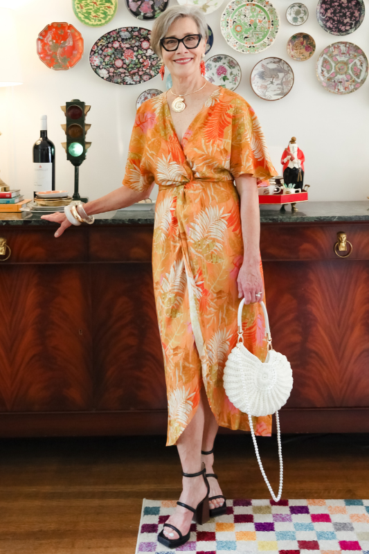 Mai Tie Midi Dress