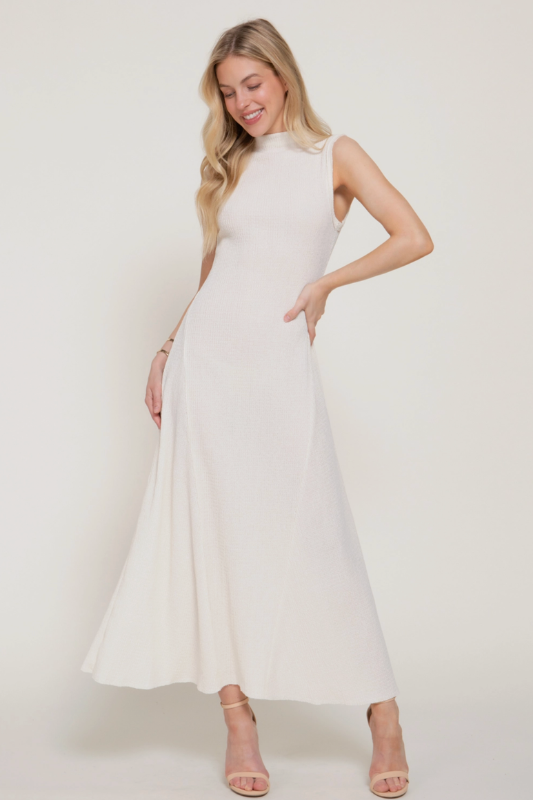 Mallory Day Dress - Ivory