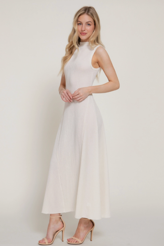 Mallory Day Dress - Ivory