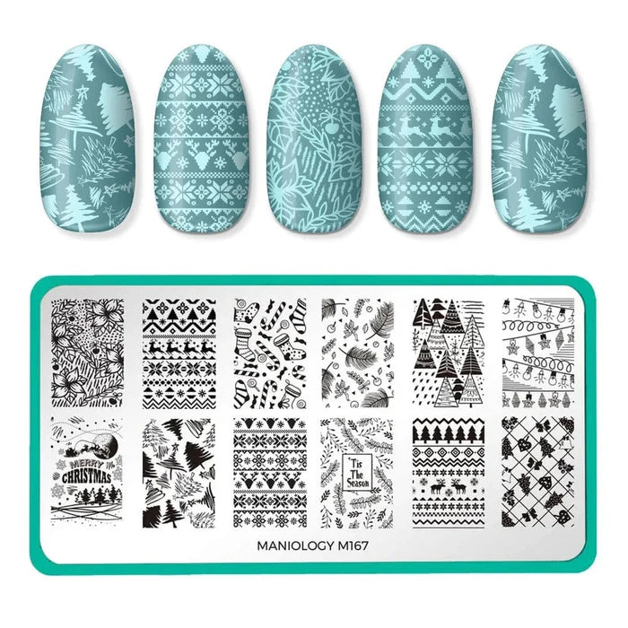 Maniology Stamping Plate | Spruced Up M167