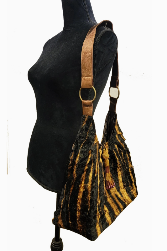 Marla Velvet Tie Dye Bag