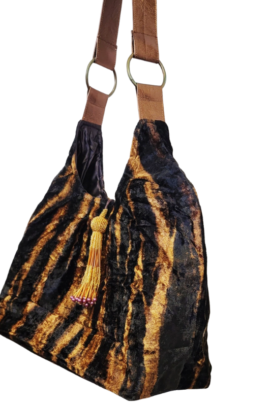 Marla Velvet Tie Dye Bag