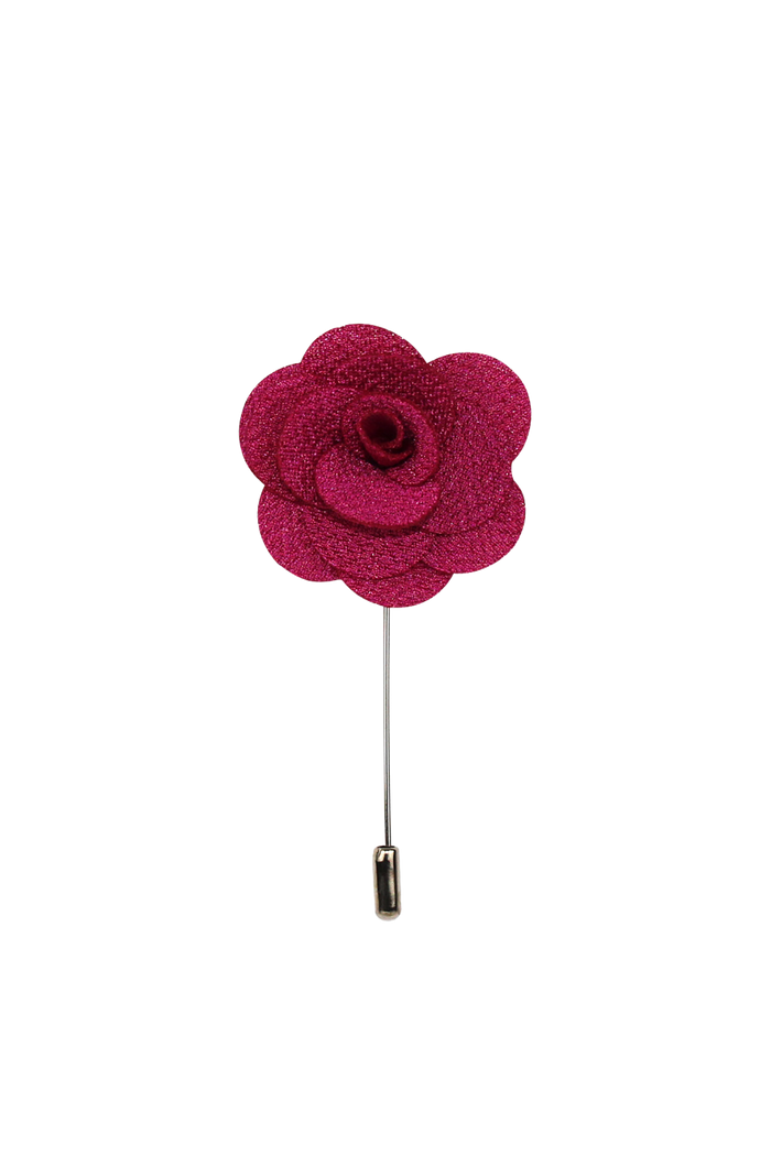 Mega Magenta Flower Lapel Pin