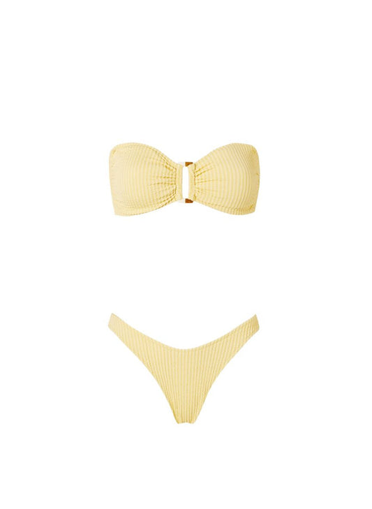 Bikini Stefania Frangista Melita Bandeau Bikini Curly Butter Apoella
