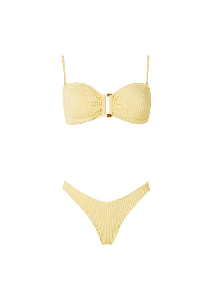 Bikini Stefania Frangista Melita Bandeau Bikini Curly Butter Apoella