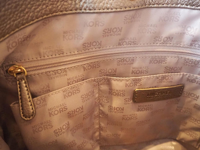 Michael Kors Pewter Monogram hobo