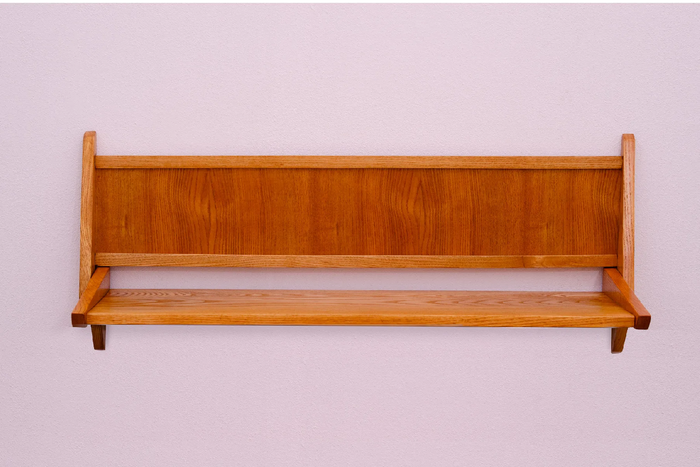 Mid century wall shelf by ULUV, Czechoslovakia 1960s