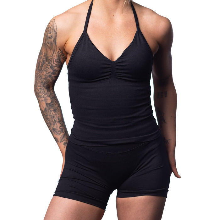 MIDNIGHT BLACK SCULPT SHORTS