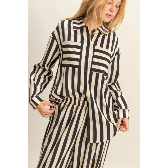 Miley  Striped Top