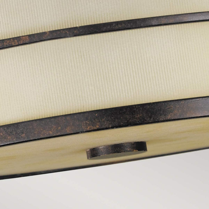 Millie Bronze 3 Light Semi-Flush Ceiling Light Lighting