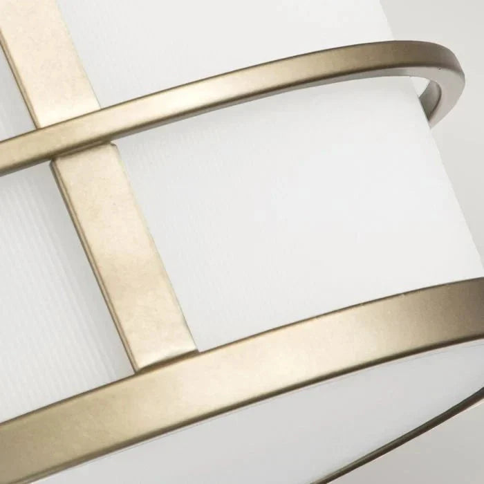Millie Painted Brass 3 Light Semi-Flush Ceiling Light Lighting
