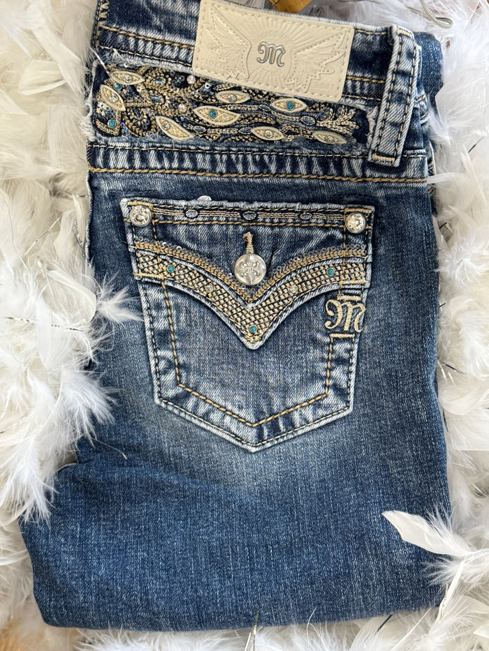 Miss Me “Turquoise Edge” Bootcut