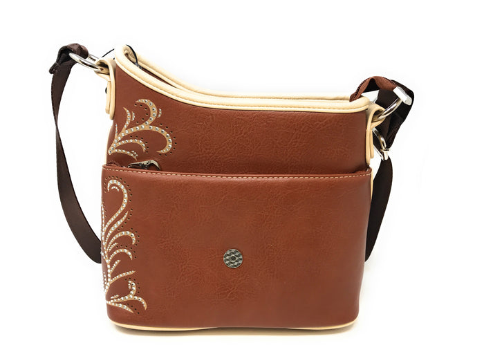 Montana West Turquoise and Fringe Western Crossbody