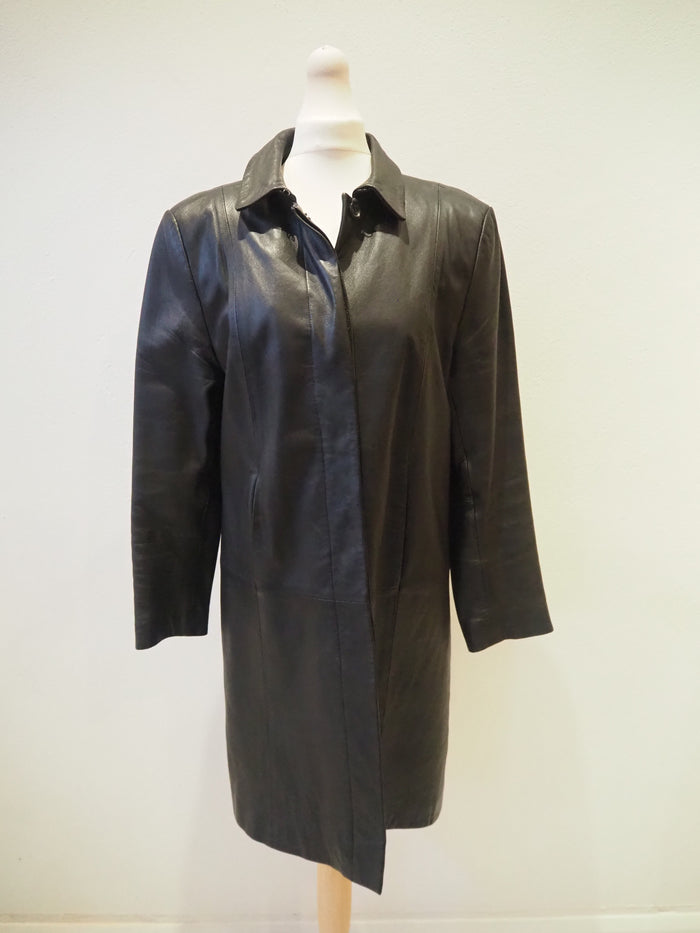 M&S Vintage Leather Trench 12