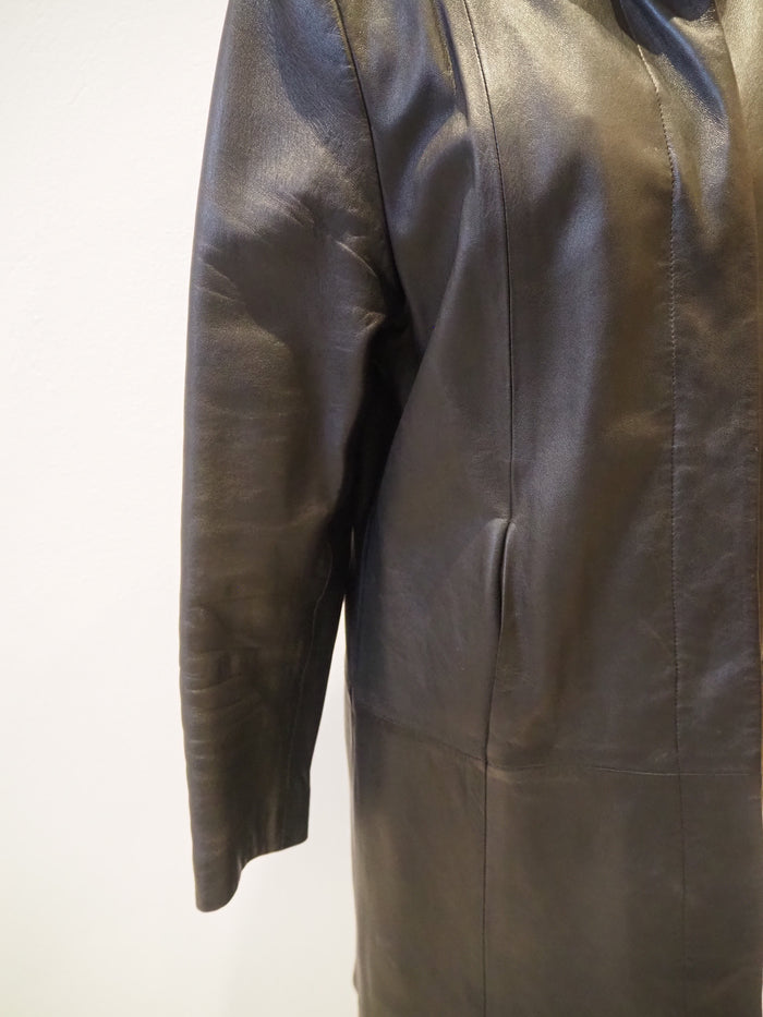 M&S Vintage Leather Trench 12