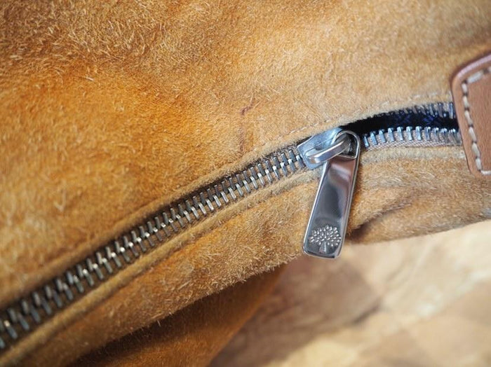 Mulberry Vintage Brown Suede Hobo Bag