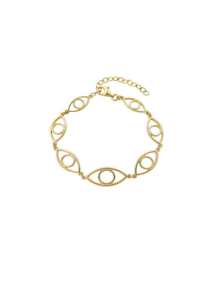 Bracelets Marianna Lemos Multi Eye Bracelet Gold O/S Apoella