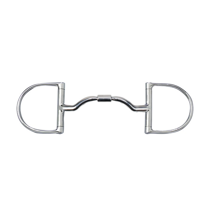 Myler 3 3/8" Medium Dee without Hooks and Wide Low Ported Barrel MB 33WL - 5"