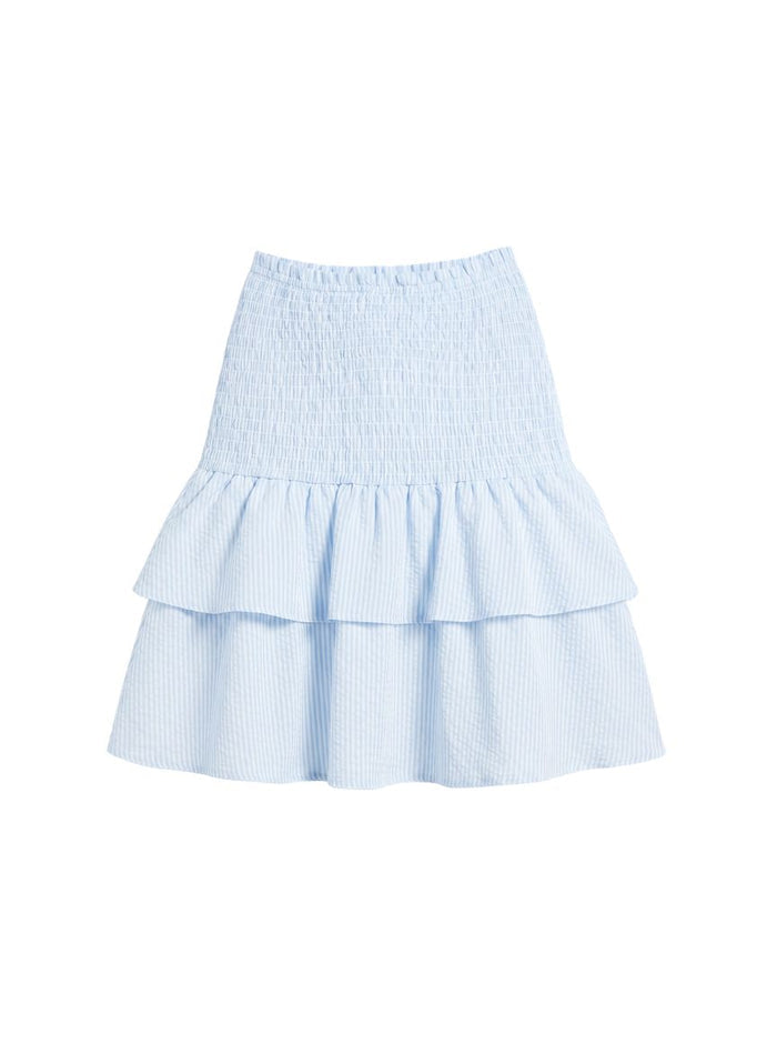 Skirts Apoella Nafsika Smocked Short Skirt Striped Sky Apoella