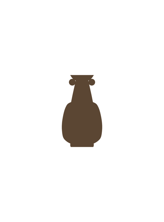 Vases Nargis Short Vase - Mocha Brown - Brown