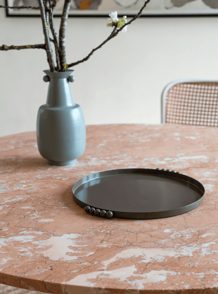 Tabletop Decor Nebula Tray - Bone White - White