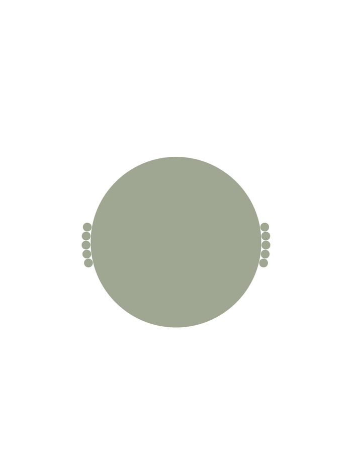 Tabletop Decor Nebula Tray - Sage Olive Green - Olive Green