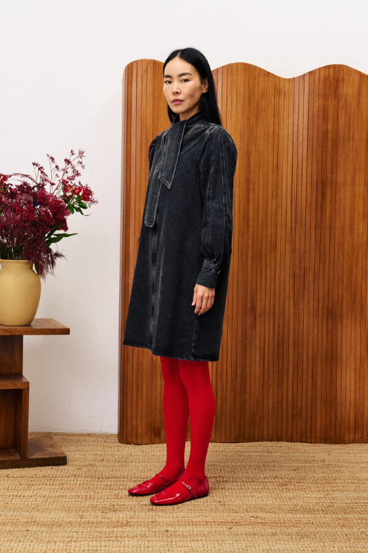 Noir Denim Dress