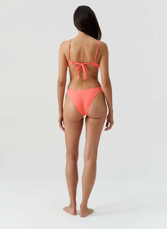 Swimwear Melissa Odabash Noto Bikini Bottom Apricot Ribbed Apoella