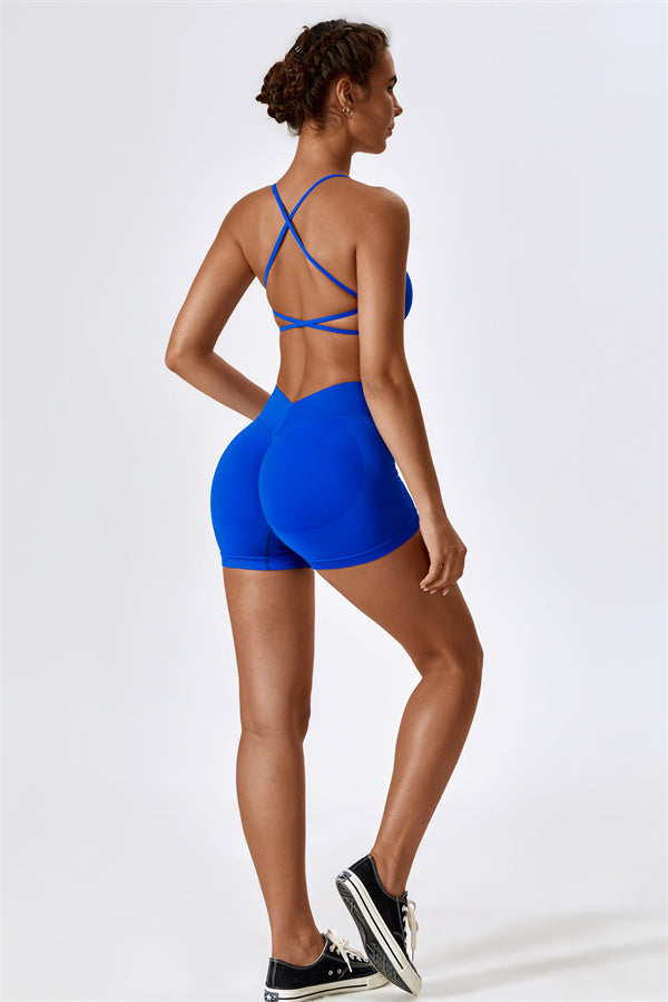 Nova Luxe Sports Bra Shorts 2-Piece Set