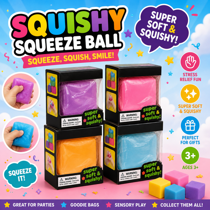 NovaPop Cube Squishy Toy Set – Fidget Cubes