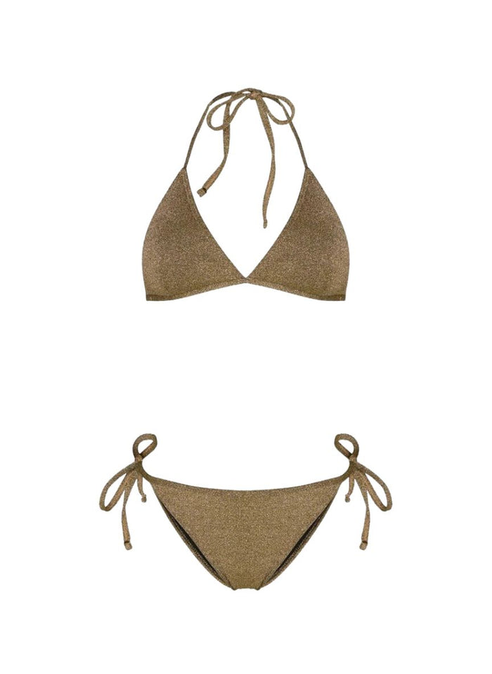 Bikini Kiohne Ocean/Zoe Triangle Bikini Gold Apoella