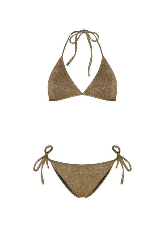 Bikini Kiohne Ocean/Zoe Triangle Bikini Gold Apoella