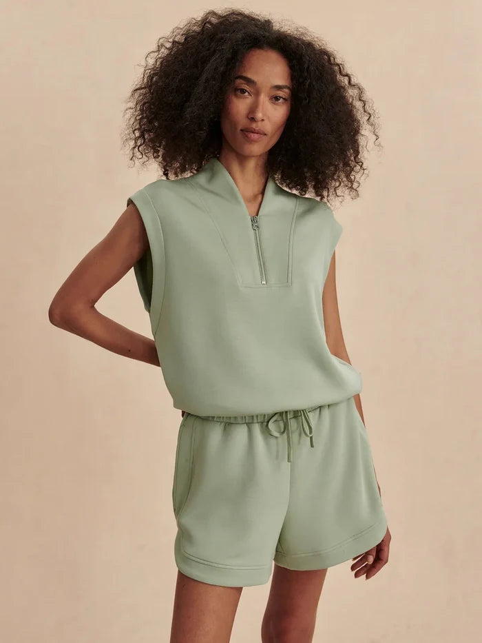 Shorts Varley Ollie High Rise Short 3.5 Snow Sage Apoella