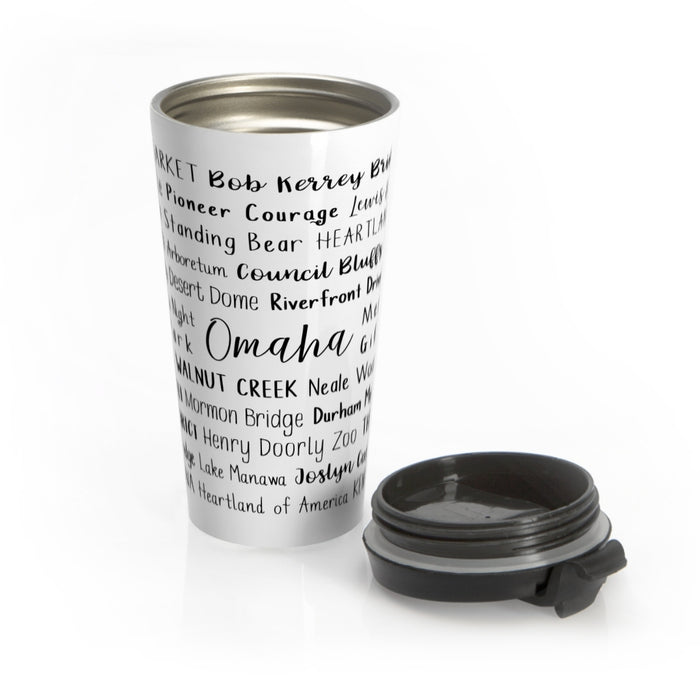 Omaha, NE Travel Mug