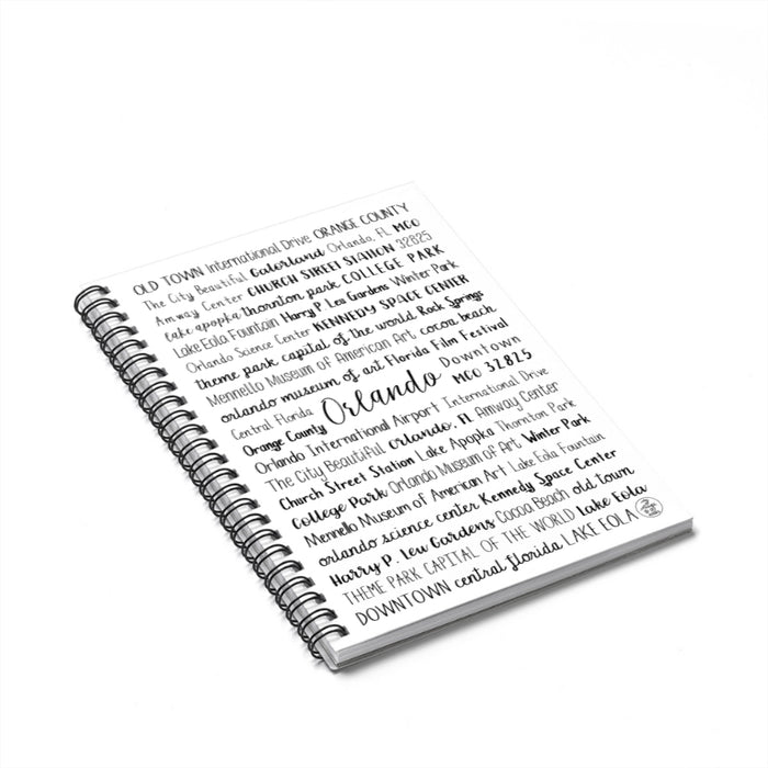 Orlando, FL Spiral Notebook